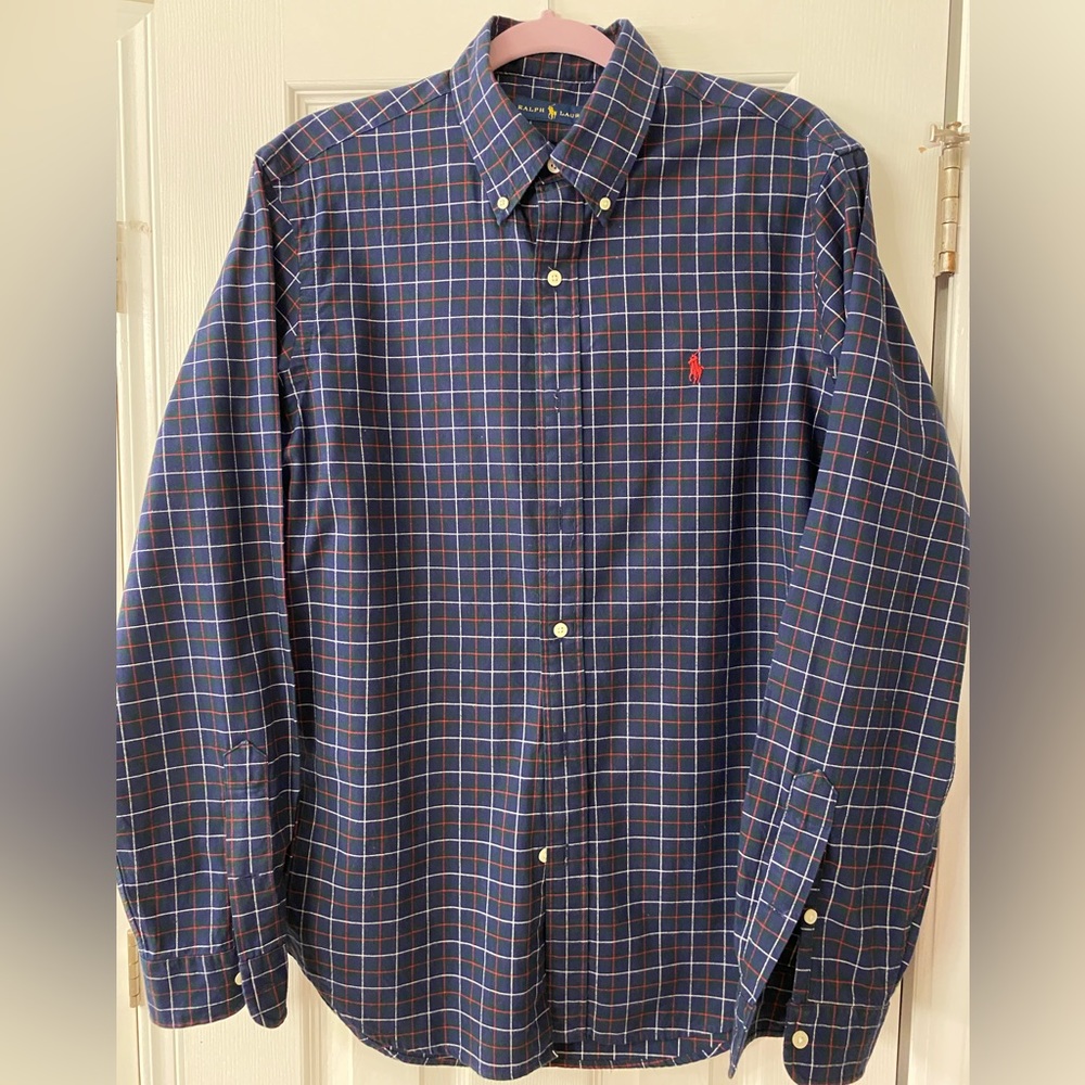 Polo by Ralph Lauren. Classic fit, heavyweight button down.